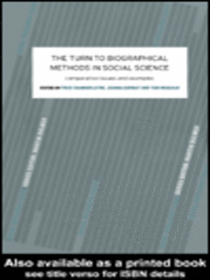 cover image of The Turn to Biographical Methods in Social Science